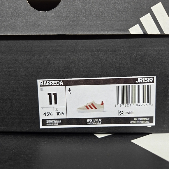 New Adidas Barreda Better Scarlet Wonder Beige JR1319 Men\'s Shoes Size 11 main image 8
